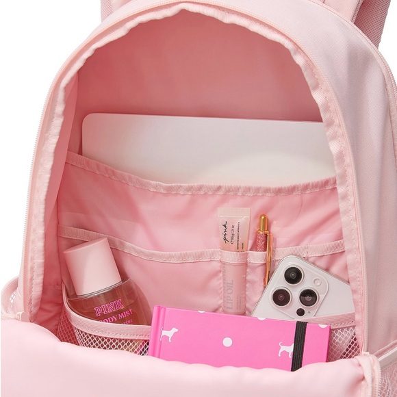 Victoria's Secret Pink-Pink backpack in Dollhouse Pink-Original price is $49.95 - Picture 4 of 8